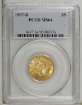 1907D $5 Liberty Half Eagle MS64
